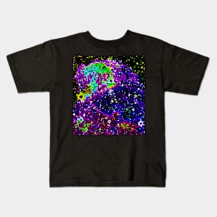 Black Panther Art - Glowing Edges 616 Kids T-Shirt